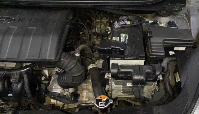 2021 Hyundai GRAND I10 NIOS SPORTZ AMT 1.2 KAPPA VTVT, Petrol, Automatic, 13,232 km, Engine View - Left