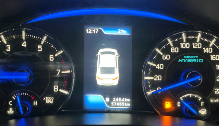 2019 Maruti Ciaz ALPHA 1.5 SHVS PETROL, Petrol, Manual, 57,453 km, Odometer Image