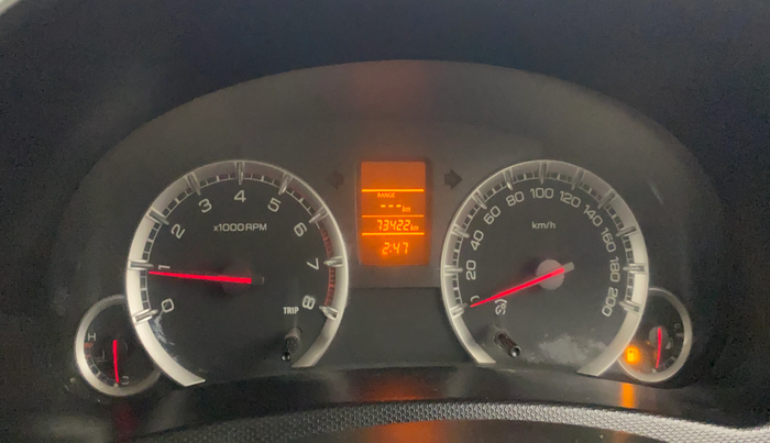 2015 Maruti Swift VXI, Petrol, Manual, 73,384 km, Odometer Image