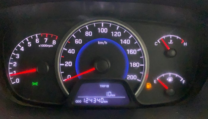 2014 Hyundai Grand i10 ASTA 1.2 KAPPA VTVT, Petrol, Manual, 1,24,531 km, Odometer Image