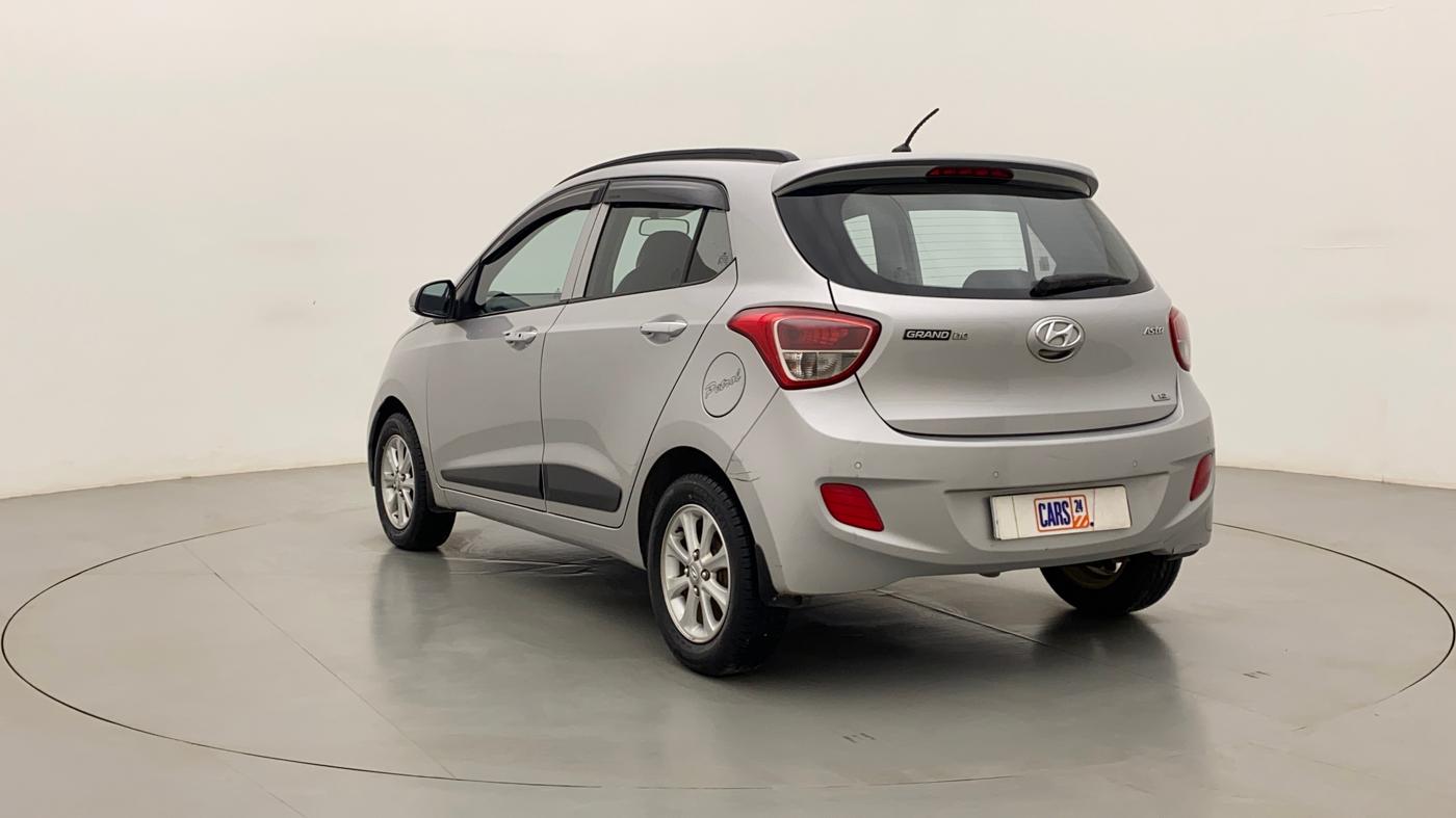 2014 Hyundai Grand i10 ASTA 1.2 KAPPA VTVT, Petrol, Manual, 1,24,531 km, Left Back Diagonal