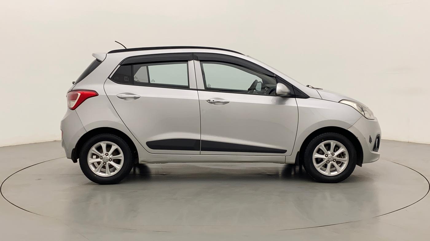 2014 Hyundai Grand i10 ASTA 1.2 KAPPA VTVT, Petrol, Manual, 1,24,531 km, Right Side View