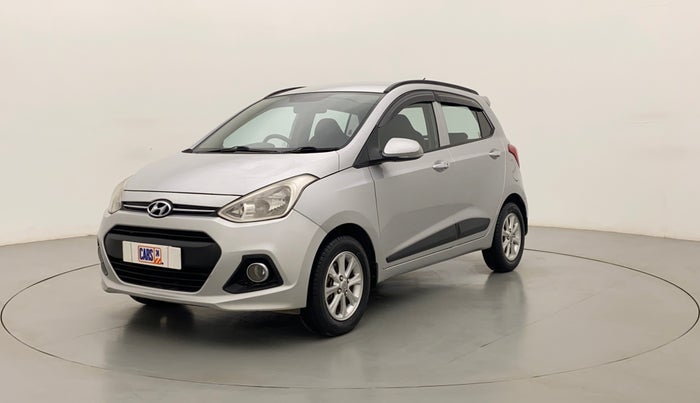 2014 Hyundai Grand i10 ASTA 1.2 KAPPA VTVT, Petrol, Manual, 1,24,531 km, Left Front Diagonal