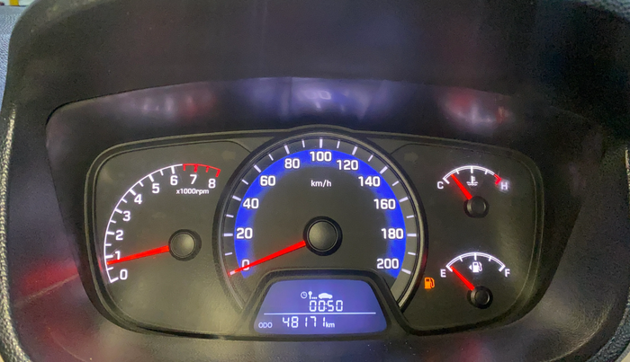 2018 Hyundai Xcent SX 1.2, Petrol, Manual, 48,169 km, Odometer Image