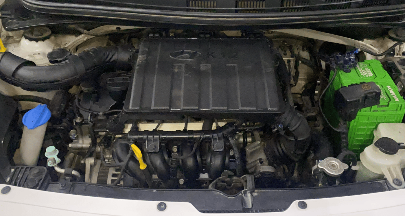 2018 Hyundai Xcent SX 1.2, Petrol, Manual, 48,133 km, Engine View