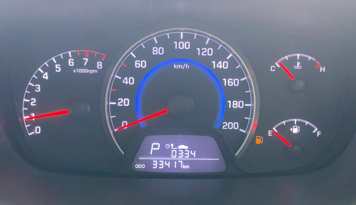 2014 Hyundai Grand i10 SPORTZ AT 1.2 KAPPA VTVT, Petrol, Automatic, 33,416 km, Odometer Image