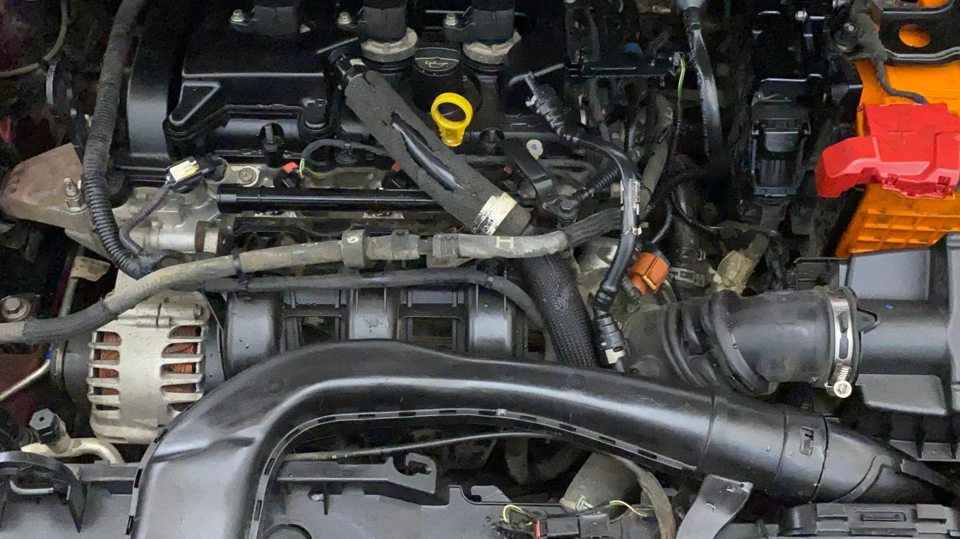 2019 Ford Figo Aspire TITANIUM 1.2 PETROL, Petrol, Manual, 1,14,033 km, Engine View