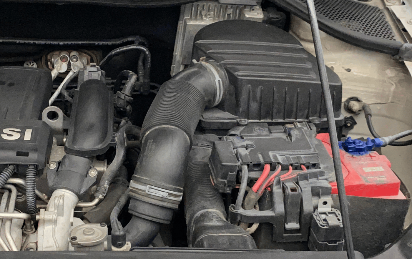 2015 Volkswagen Polo GT TSI AT, Petrol, Automatic, 77,269 km, Engine View - Left