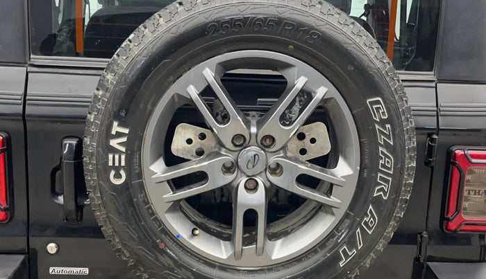 2021 Mahindra Thar LX PETROL HT 4WD AT, Petrol, Automatic, 60,999 km, Spare Tyre