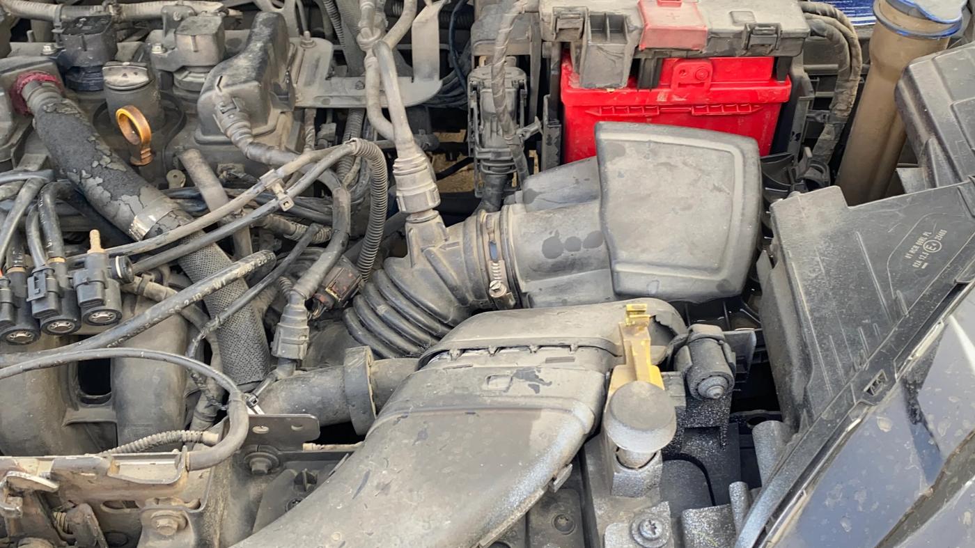 2019 Ford Ecosport TITANIUM + 1.5L PETROL, CNG, Manual, 1,24,712 km, Engine View - Left