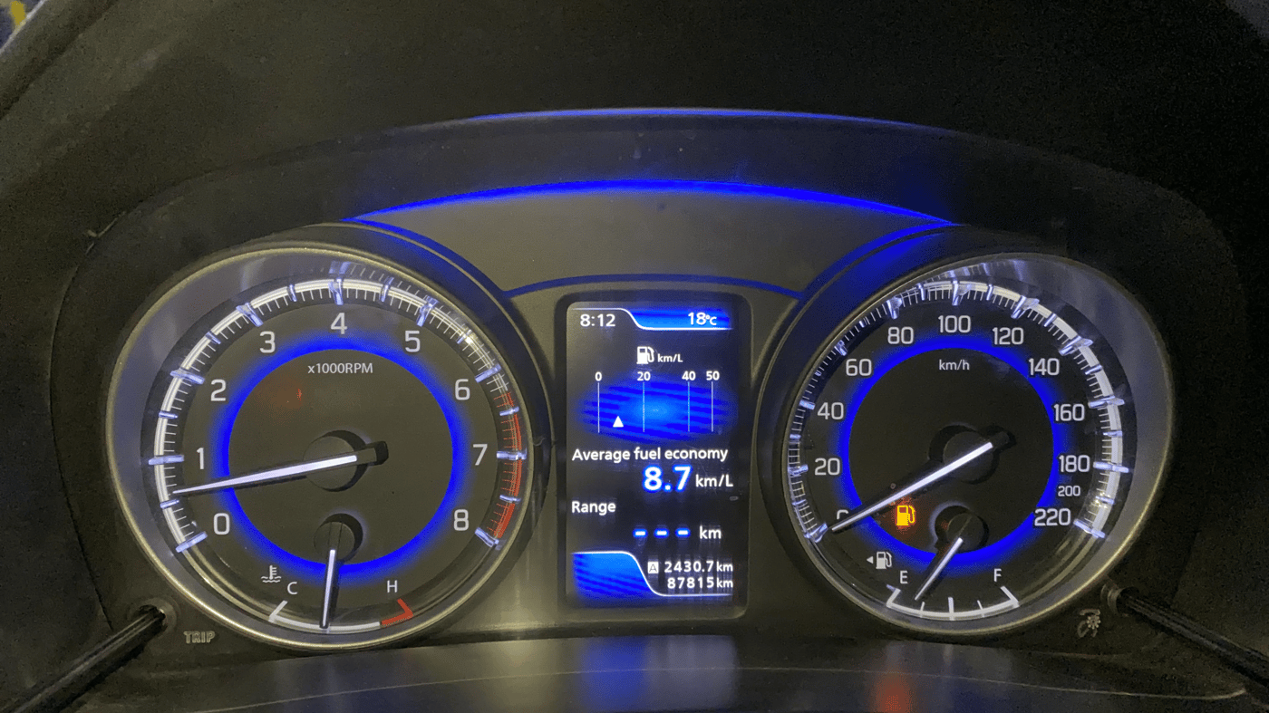 2017 Maruti Baleno ALPHA PETROL 1.2, Petrol, Manual, 87,800 km, Odometer Image