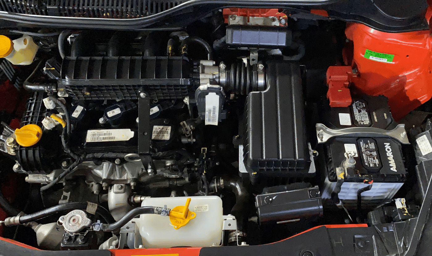 2025 Tata ALTROZ Accomplished Plus S Petrol 6DCT, Petrol, Automatic, 803 km, Engine View - Left