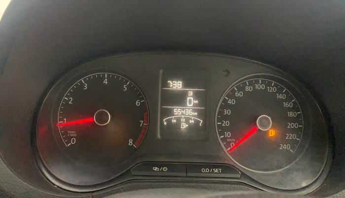 2016 Volkswagen Ameo HIGHLINE1.2L, Petrol, Manual, 55,435 km, Odometer Image