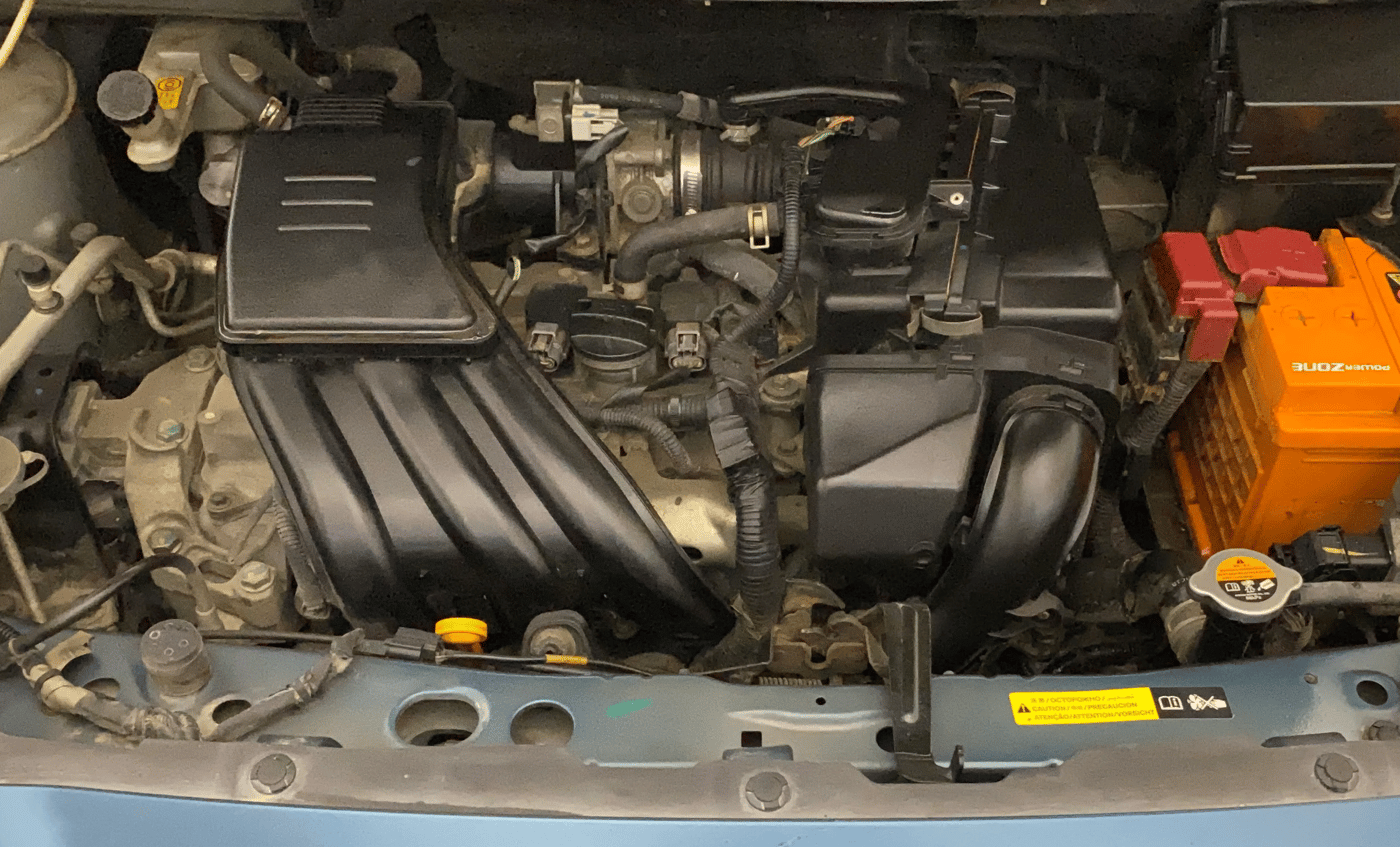 2016 Nissan Micra XV CVT, Petrol, Automatic, 400 km, Engine View