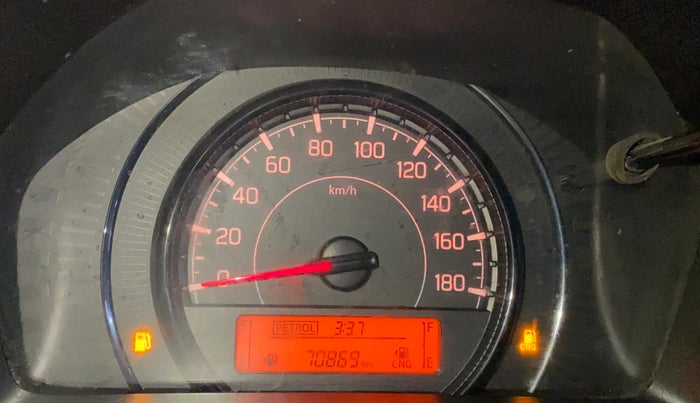 2021 Maruti New Wagon-R LXI CNG 1.0, CNG, Manual, 70,842 km, Odometer Image