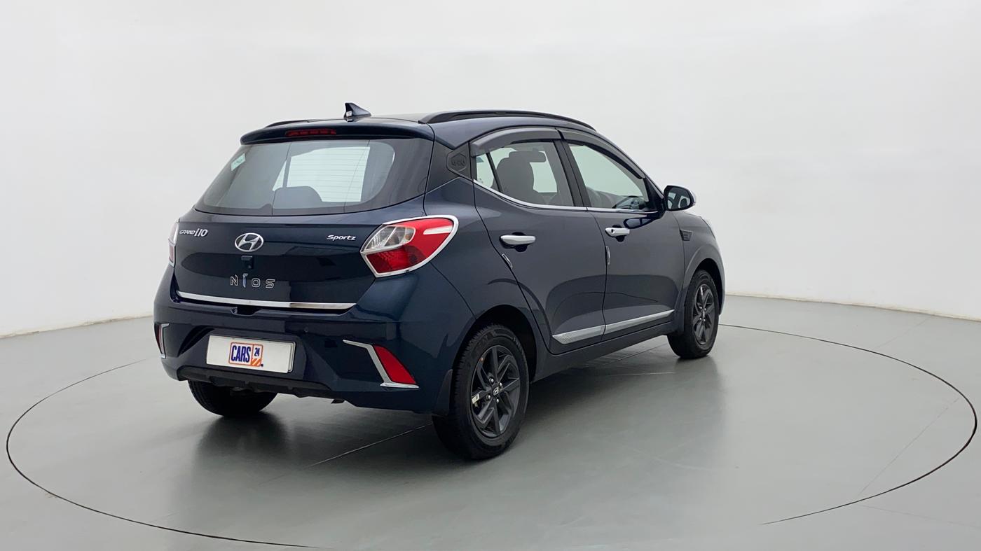 2022 Hyundai GRAND I10 NIOS SPORTZ CNG MT, CNG, Manual, 6,933 km, Right Back Diagonal