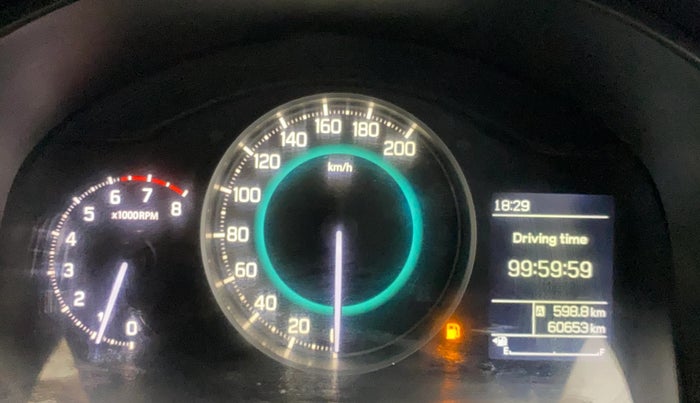 2017 Maruti IGNIS DELTA 1.2, Petrol, Manual, 60,652 km, Odometer Image