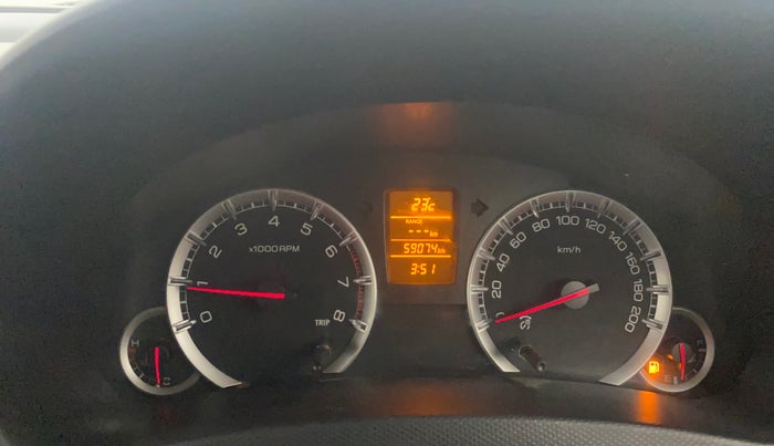 2014 Maruti Swift ZXI, Petrol, Manual, 59,074 km, Odometer Image