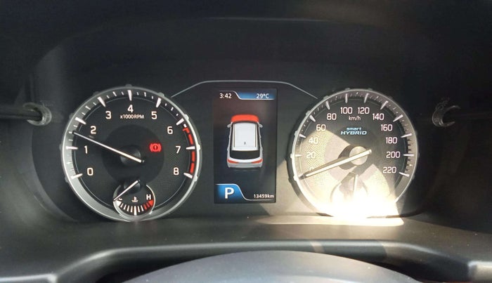 2022 Maruti BREZZA ZXI AT SMART HYBRID, Petrol, Automatic, 13,459 km, Odometer Image