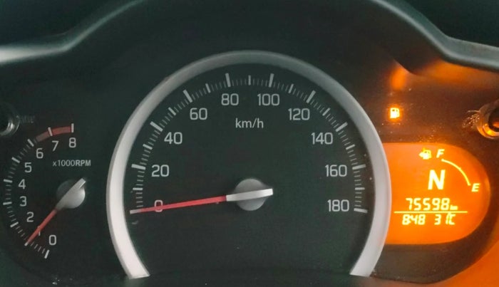 2017 Maruti Celerio ZXI AMT, Petrol, Automatic, 75,598 km, Odometer Image