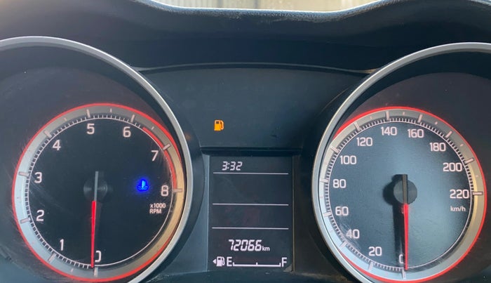 2018 Maruti Swift VXI, Petrol, Manual, 72,064 km, Odometer Image
