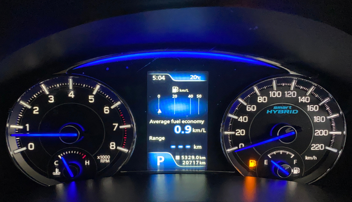 2023 Maruti Ciaz ZETA AT 1.5  SHVS PETROL, Petrol, Automatic, 20,729 km, Odometer Image