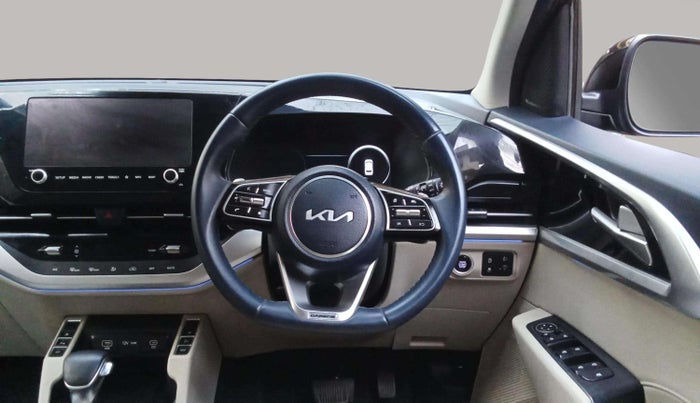 2024 KIA CARENS LUXURY PLUS 1.5 TURBO PETROL DCT 6 STR, Petrol, Automatic, 24,298 km, Steering Wheel Close Up