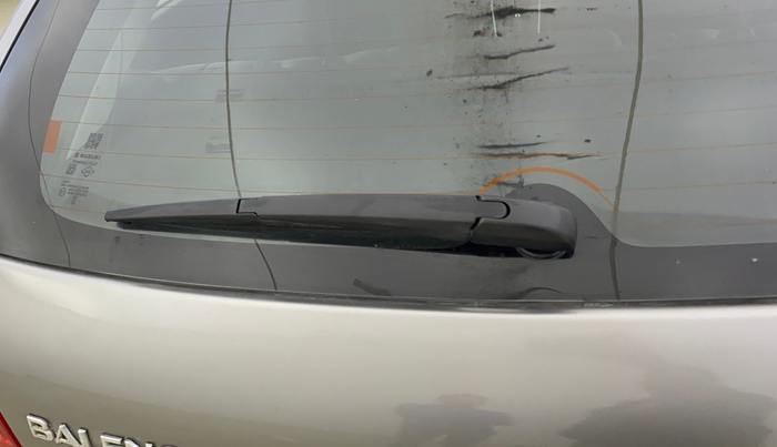 2017 Maruti Baleno DELTA PETROL 1.2, Petrol, Manual, 20,837 km, Rear Wiper