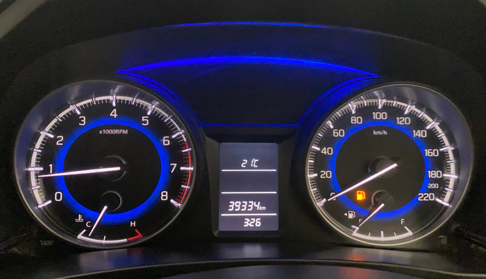 2018 Maruti Baleno DELTA PETROL 1.2, Petrol, Manual, 39,329 km, Odometer Image