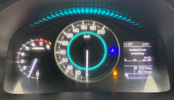 2017 Maruti IGNIS ALPHA 1.2, Petrol, Manual, 36,733 km, Odometer Image