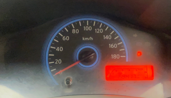 2016 Datsun Redi Go T (O), Petrol, Manual, 69,456 km, Odometer Image