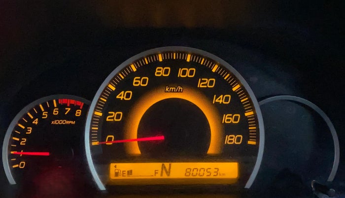 2016 Maruti Wagon R 1.0 VXI AMT, Petrol, Automatic, 80,046 km, Odometer Image