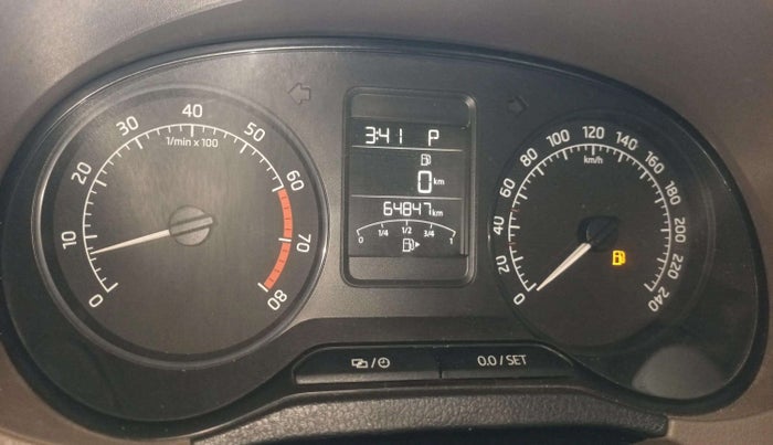 2016 Skoda Rapid 1.6 MPI STYLE PLUS AT, Petrol, Automatic, 64,845 km, Odometer Image