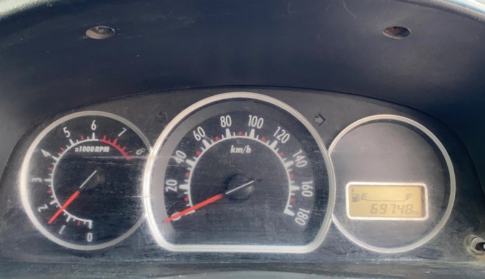 2014 Maruti Alto K10 VXI, Petrol, Manual, 69,702 km, Odometer Image