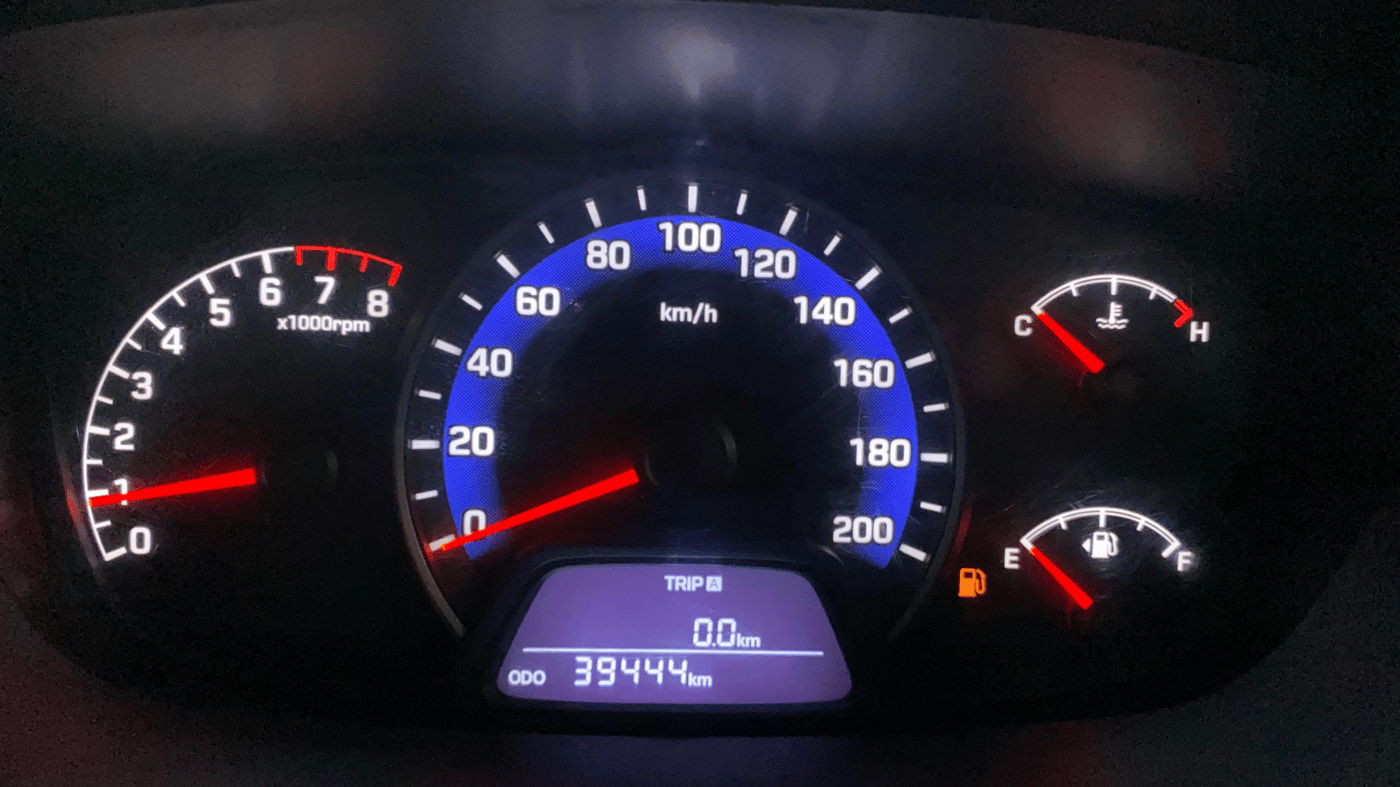 2014 Hyundai Xcent SX 1.2, Petrol, Manual, 39,438 km, Odometer Image