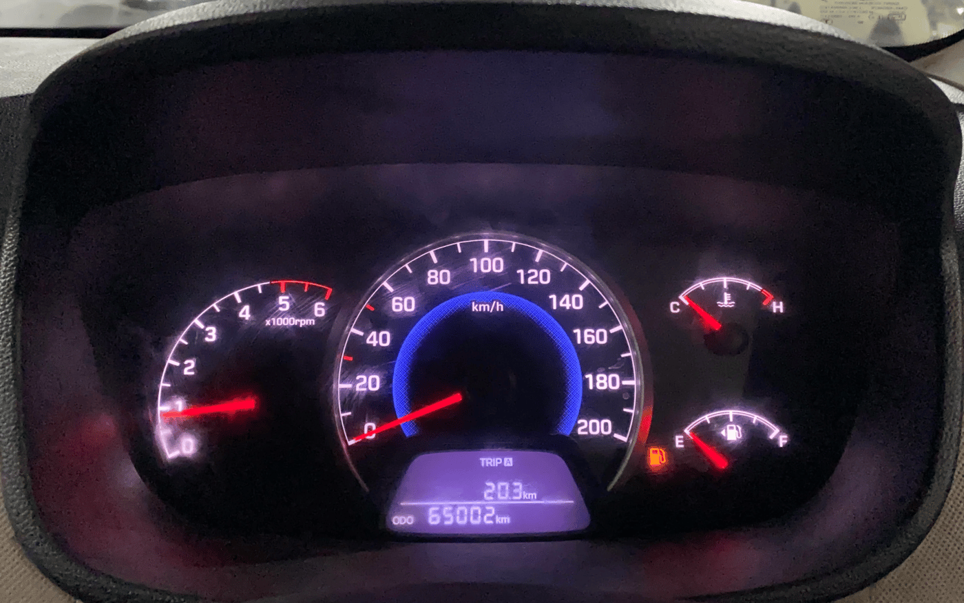 2015 Hyundai Grand i10 SPORTZ 1.1 CRDI, Diesel, Manual, 65,007 km, Odometer Image