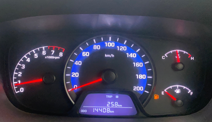 2014 Hyundai Xcent BASE 1.2, Petrol, Manual, 14,432 km, Odometer Image