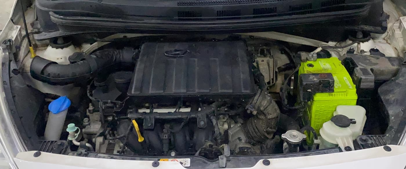 2018 Hyundai Grand i10 ASTA 1.2 KAPPA VTVT, Petrol, Manual, 68,414 km, Engine View