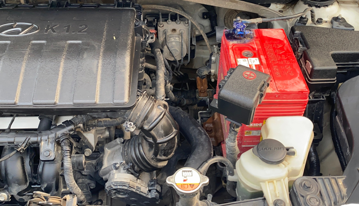 2014 Hyundai Grand i10 ASTA (O) 1.2 KAPPA VTVT, Petrol, Manual, 81,979 km, Engine View - Left