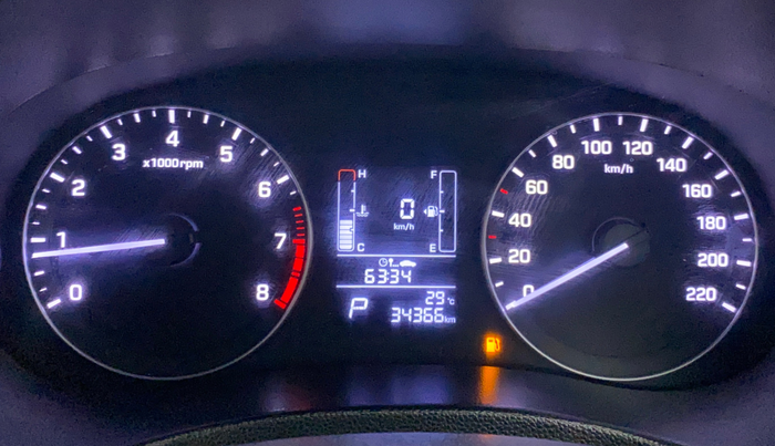 2019 Hyundai Creta SX AT 1.6 PETROL, Petrol, Automatic, 34,359 km, Odometer Image