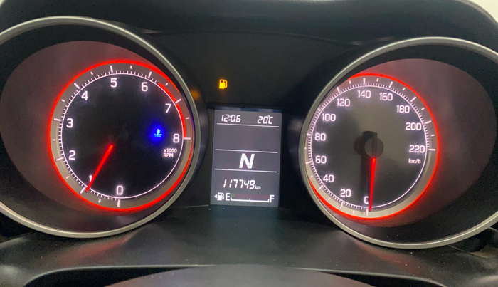 2019 Maruti Swift VXI AMT, Petrol, Automatic, 1,17,757 km, Odometer Image
