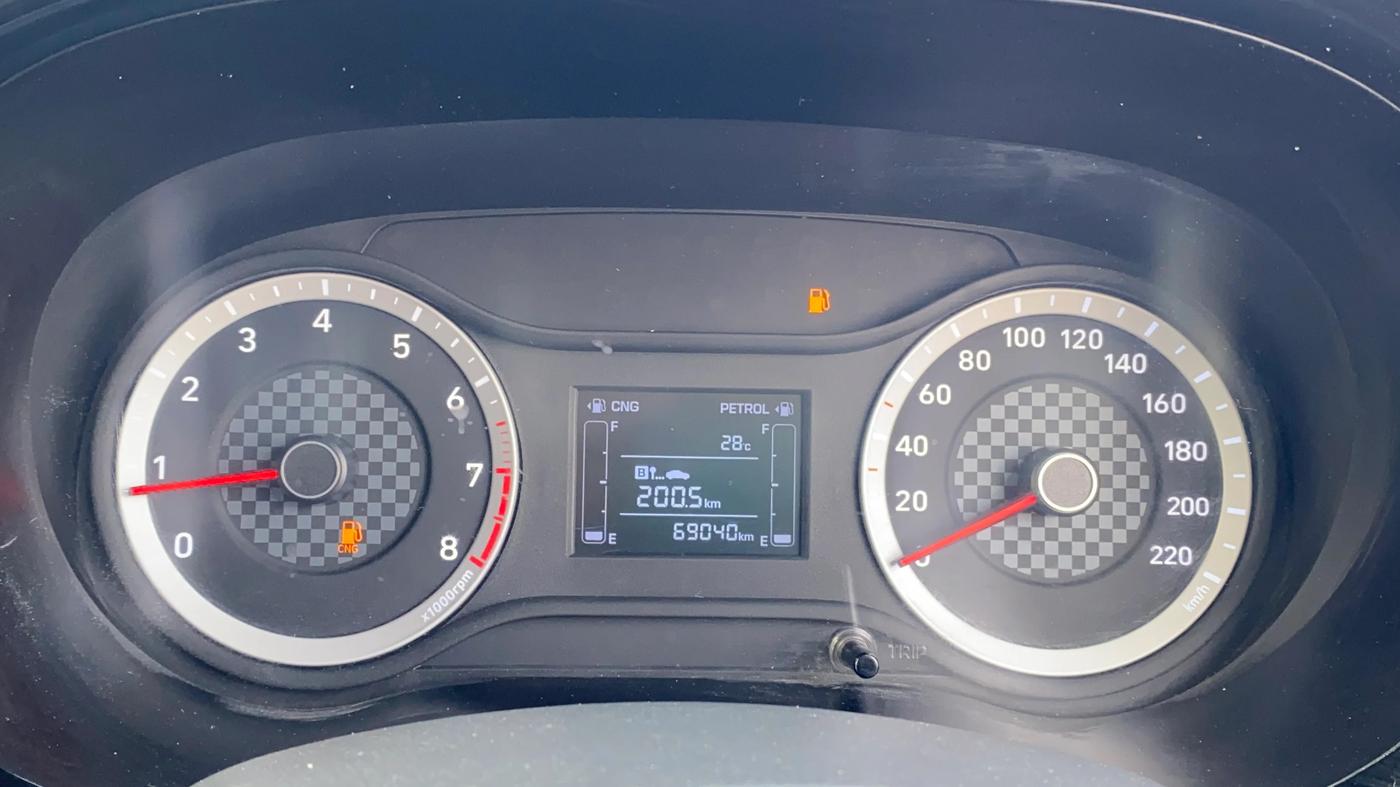 2022 Hyundai GRAND I10 NIOS SPORTZ 1.2 KAPPA VTVT CNG, CNG, Manual, 69,032 km, Odometer Image
