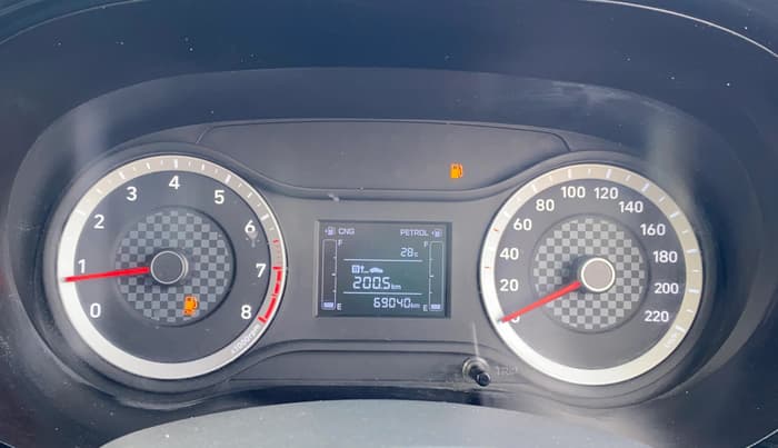 2022 Hyundai GRAND I10 NIOS SPORTZ 1.2 KAPPA VTVT CNG, CNG, Manual, 69,032 km, Odometer Image