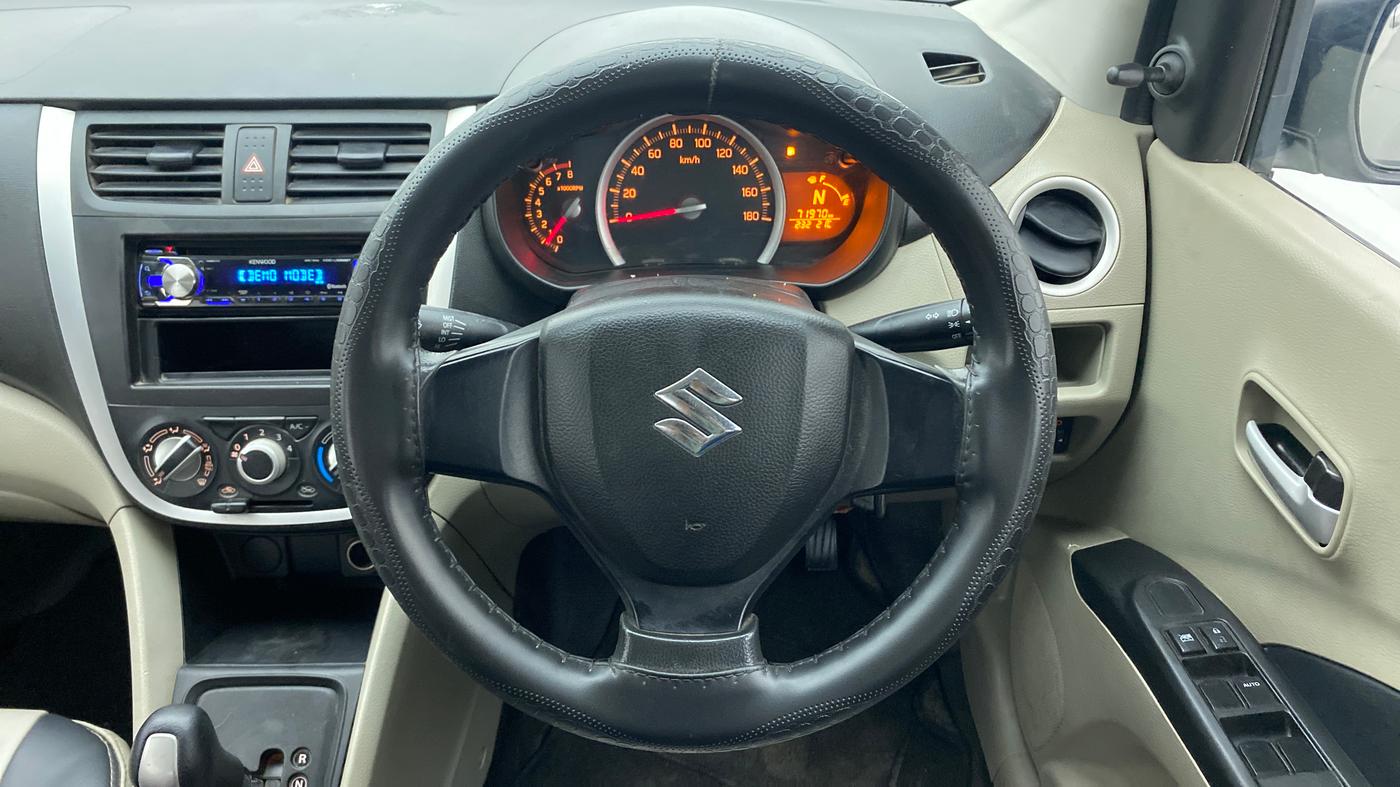 2014 Maruti Celerio VXI AMT, Petrol, Automatic, 72,041 km, Steering Wheel Close Up