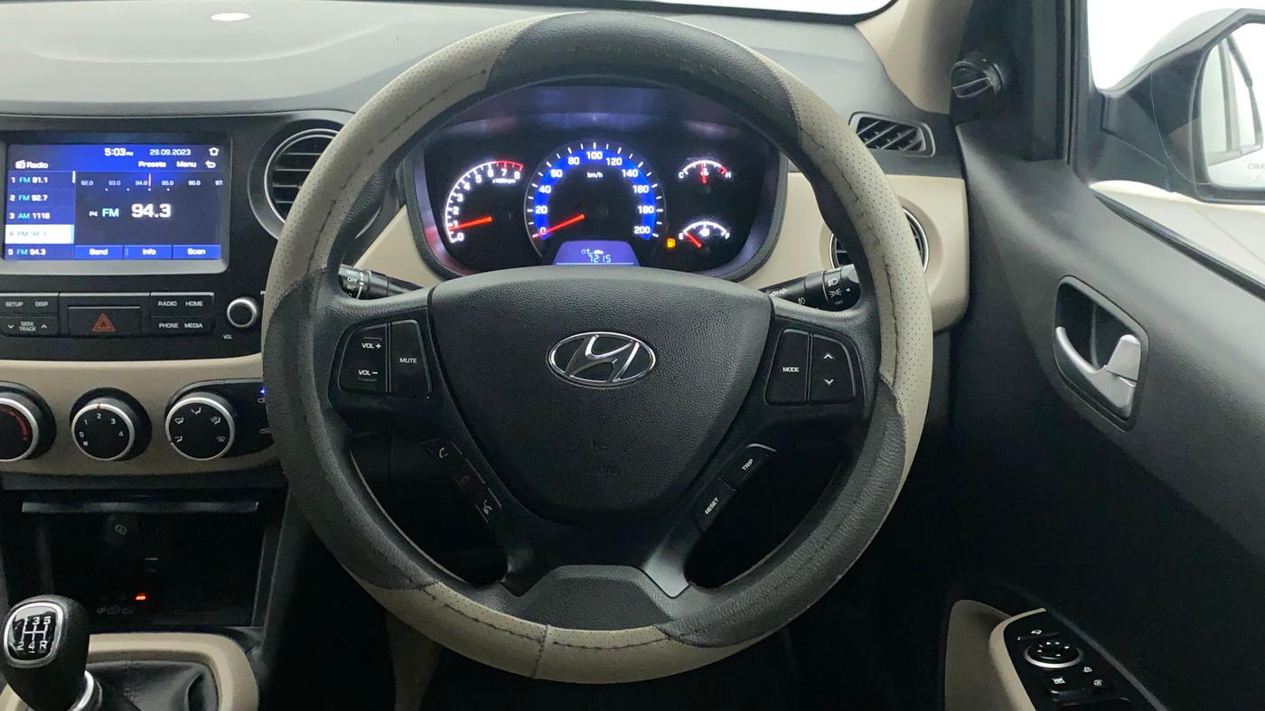 2019 Hyundai Xcent SX 1.2, Petrol, Manual, 35,829 km, Steering Wheel Close Up