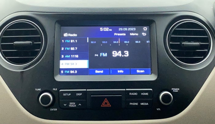 2019 Hyundai Xcent SX 1.2, Petrol, Manual, 35,829 km, Infotainment System