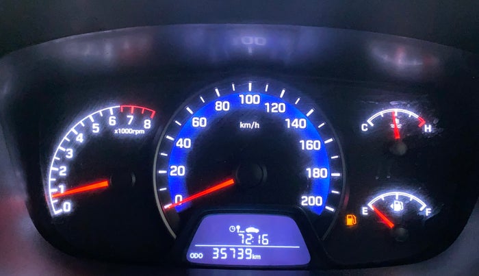 2019 Hyundai Xcent SX 1.2, Petrol, Manual, 35,829 km, Odometer Image