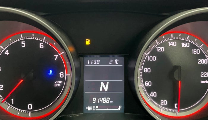 2019 Maruti Swift VXI AMT, Petrol, Automatic, 91,437 km, Odometer Image