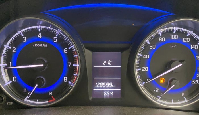 2017 Maruti Baleno DELTA PETROL 1.2, Petrol, Manual, 1,28,599 km, Odometer Image
