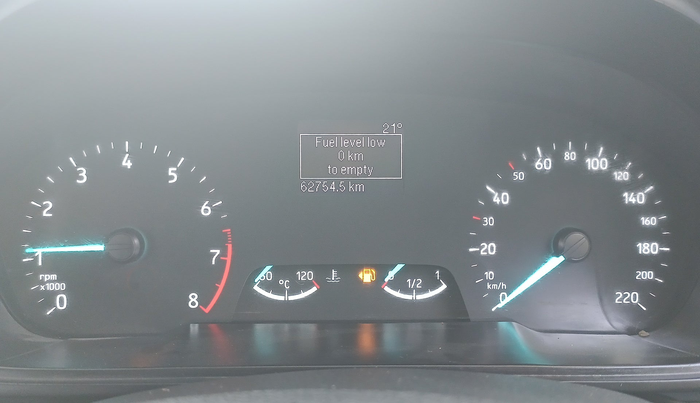 2019 Ford Ecosport AMBIENTE 1.5L PETROL, CNG, Manual, 62,748 km, Odometer Image